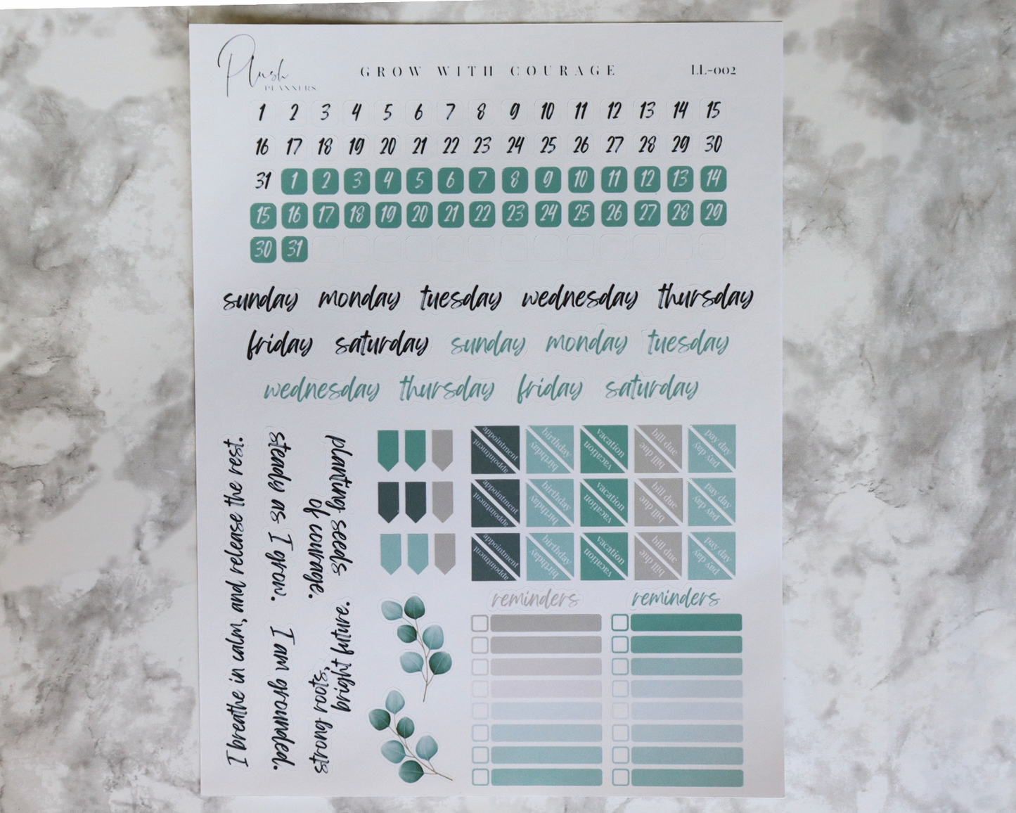 LL-002 Grow With Courage