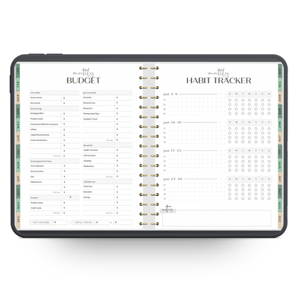 2027 FLOURISH Lifestyle Digital Planner