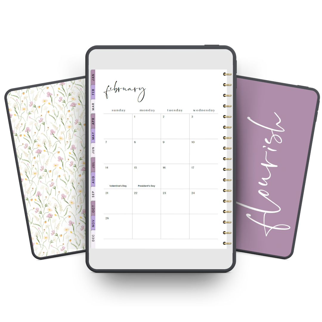 2027 FLOURISH Lifestyle Digital Planner