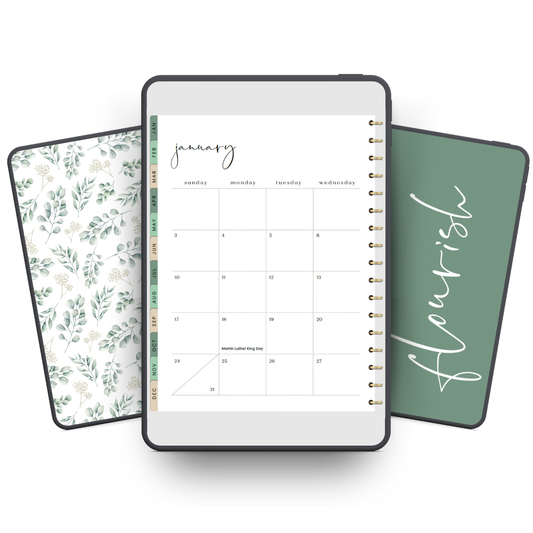 2027 FLOURISH Lifestyle Digital Planner